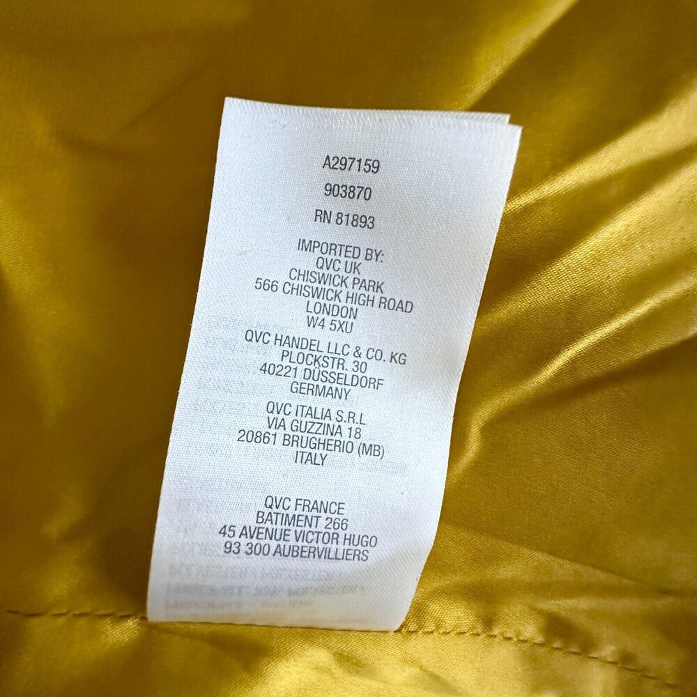 Susan Graver Jacket Women 24W Plus Black Floral Blazer Gold Lined Bloomcore NWOT - Picture 8 of 11